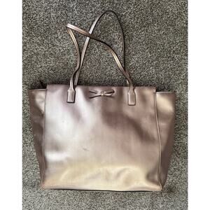 Kate Spade Metallic Rose Gold Tote Bag Purse